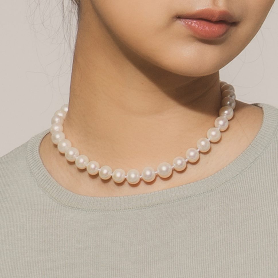 40 cm Plain Gold Necklace – Bella & Co Jewellery
